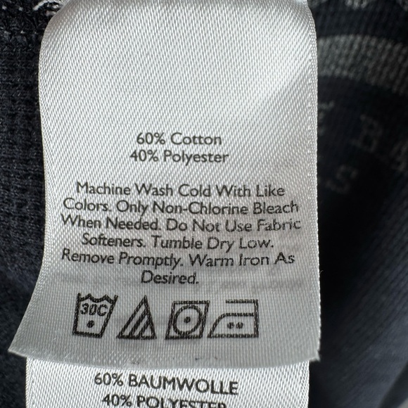 Eddie Bauer Blue Henley Long Sleeve Tee - Picture 5 of 9